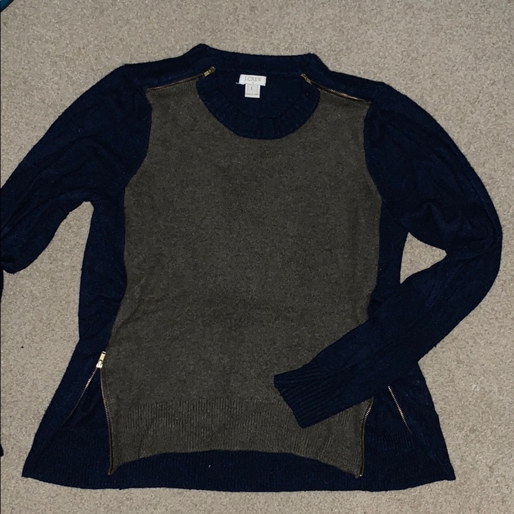 Color blocked J Crew Sweater